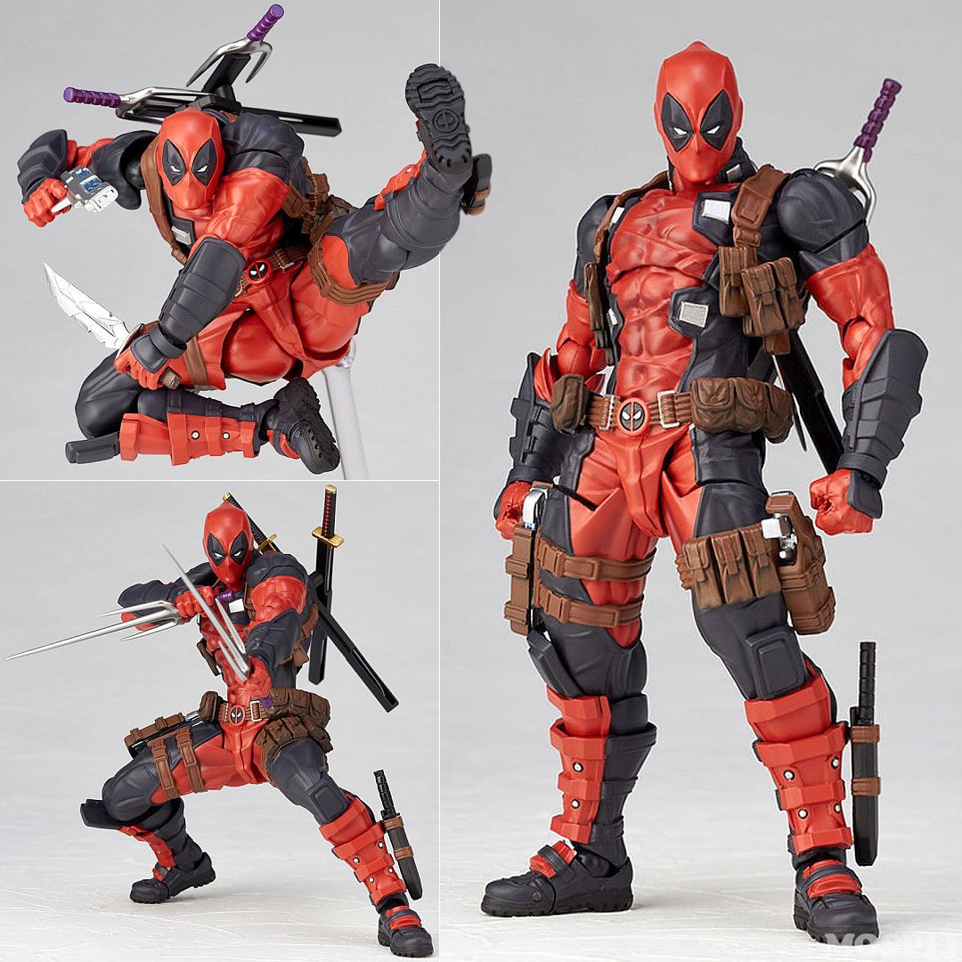 デッドプール Ver.2.0 ノンスケール彩色済可動フィギュア アメイジング ヤマグチ 025 フィギュアコンプレックス 海洋堂