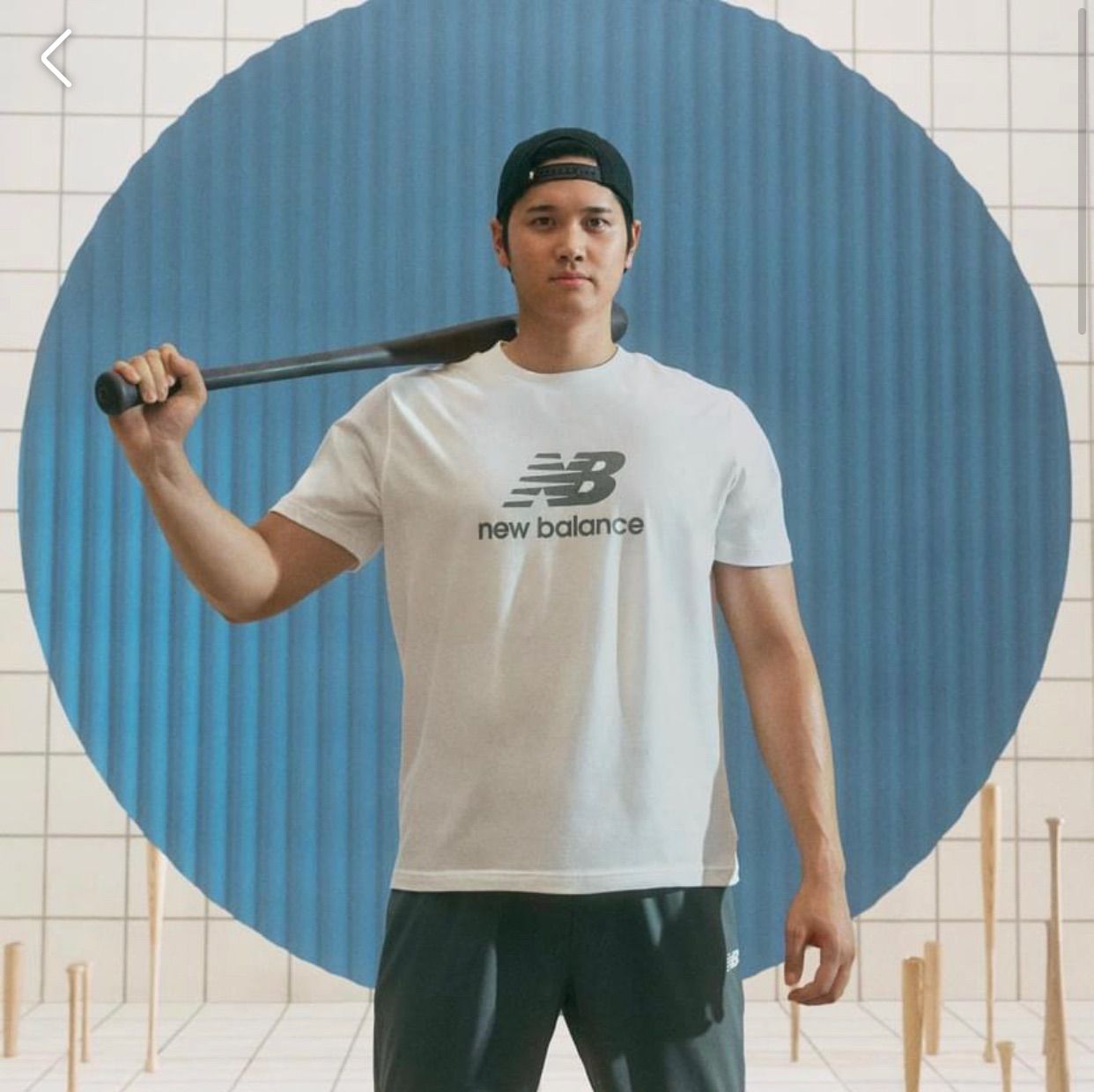 ニューバランス Tシャツ Stacked Logo ショートスリーブTシャツ