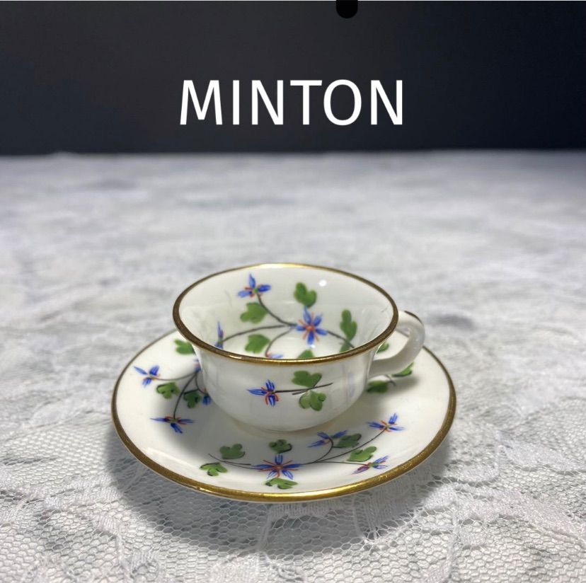 英国　ミントン　MINTON ミニチュア　カップ＆ソーサー