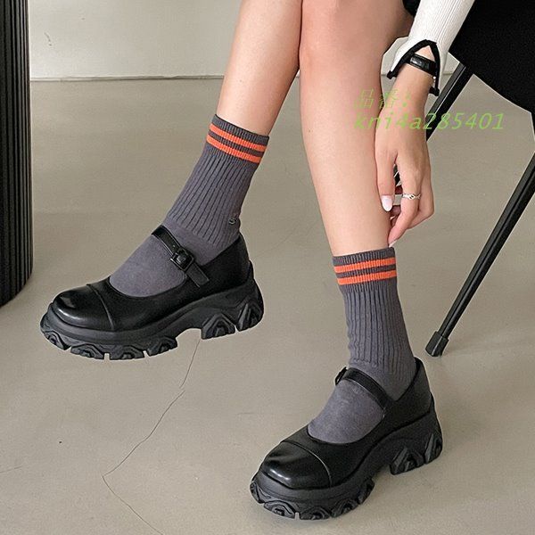 パンプス 厚底 スエードタッチ レザータッチ 履きやすい 痛くない シンプル 春夏秋冬 デイローヒール オールシーズン kni4a285401 KIN-KAAI_COM