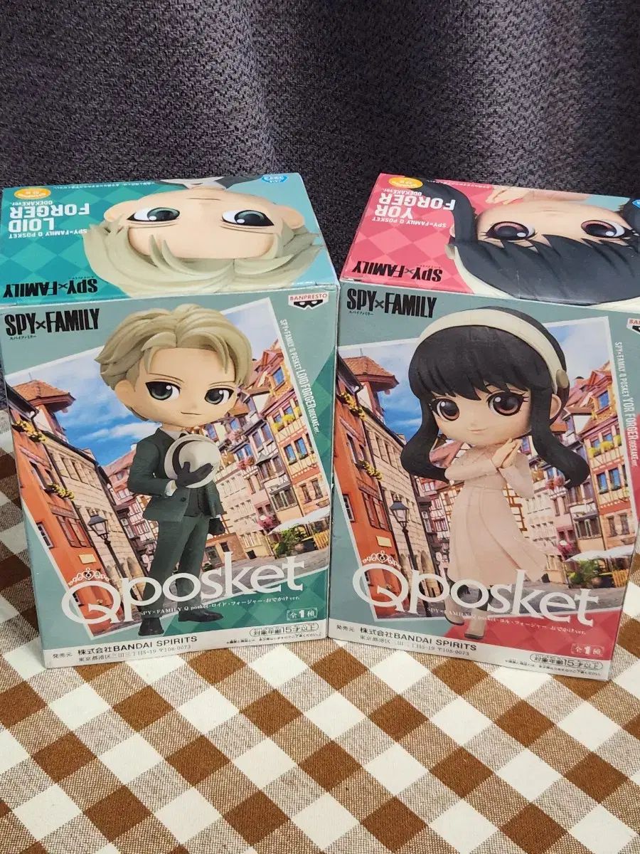【雷市場（ポンジャン）商品韓国直送】 未開封 SPY×FAMILY(スパイファミリー) ロイド ヨーク フォージャー まとめ売り Q posket（キューポスケット） フィギュア