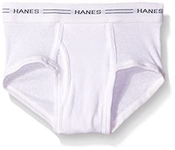 Hanes ヘインズ ビッグボーイズ ホワイトブリーフ 6パック US サイズ S ホワイト