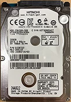 【中古】(非常に良い)HITACHI ハードディスク 日立2.5inch Travelstar バルク品HTS543232A7A384