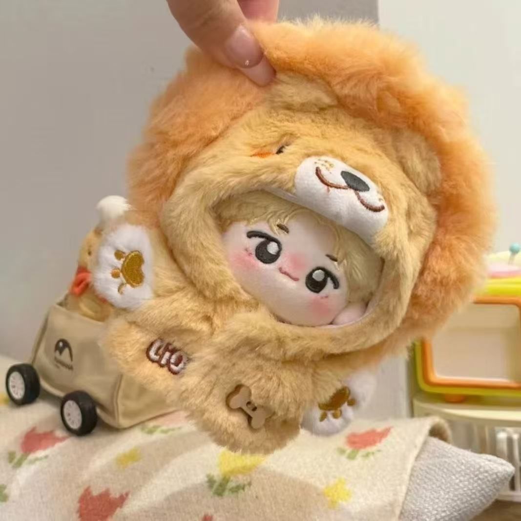 ⟡裏地付き⟡ 着ぐるみ ぬい服 ライオン 紫 オーダーページ】ライオン風パーカー ツイステ ぬい服 10cm