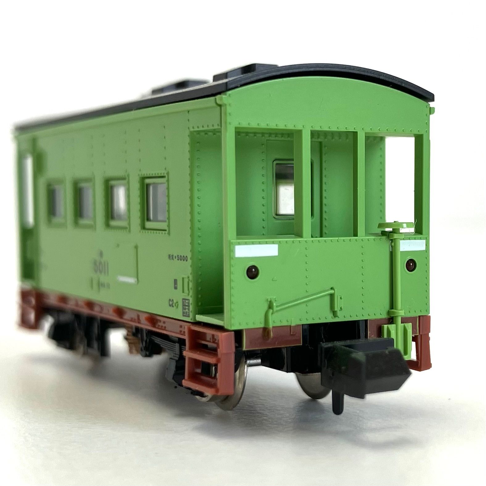 144437】 TOMIX 国鉄貨車 ヨ5000形（黄緑６号） 8715 極美品 - イー