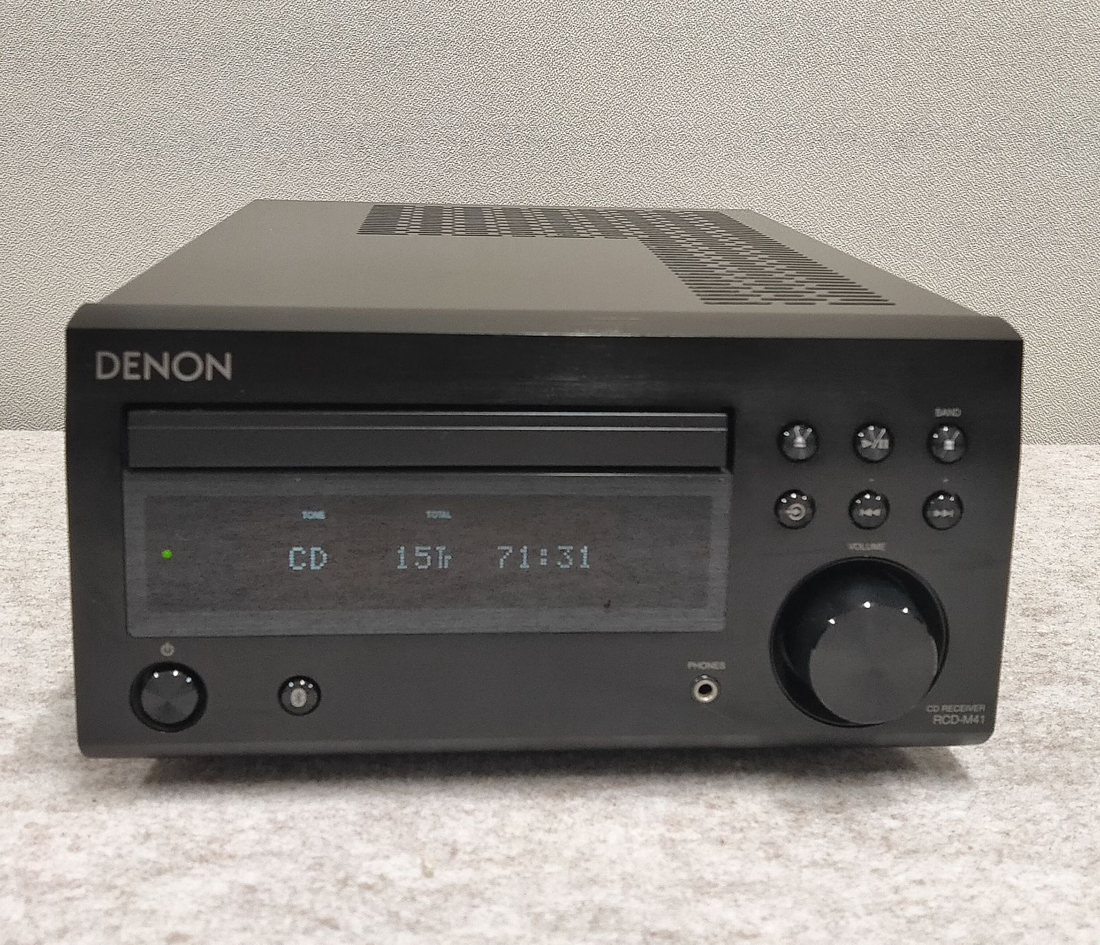 ディスクリートアンプ搭載Bluetooth®対応CDレシーバーRCD-M41ブラック 最高