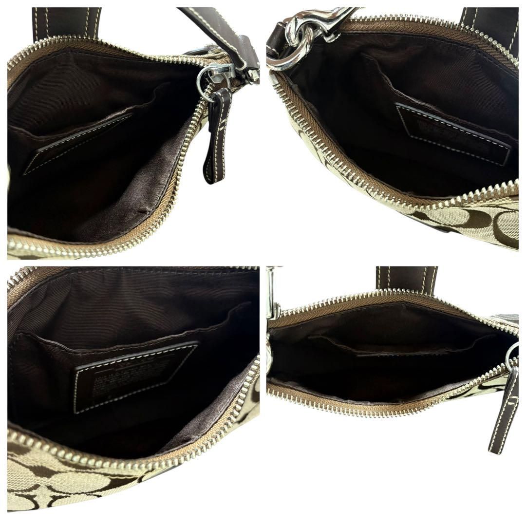 未使用級✨コーチ シグネチャー バッグ アクセサリーポーチ 6362