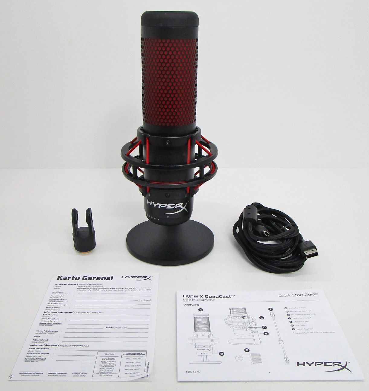 値下げ中 HyperX USBコンデンサーマイク ブラック/レッド Amazon.co.jp: HyperX QuadCast 2 コンデンサーマイク USBマイク