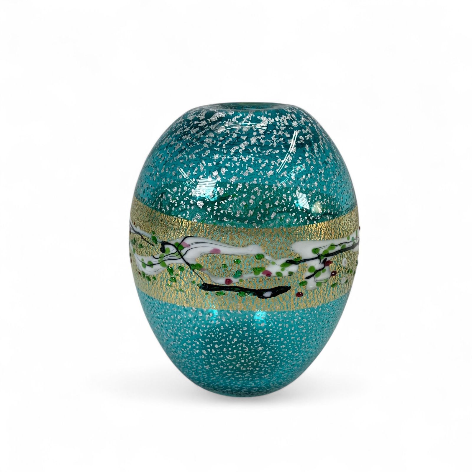 黒木国昭 Kuroki Kuniaki 光琳 花瓶 ガラス工芸品