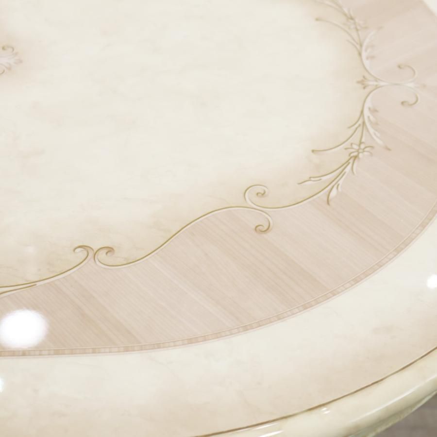 サルタレッリ ヴェルサイユ 180cmダイニングテーブル アイボリー