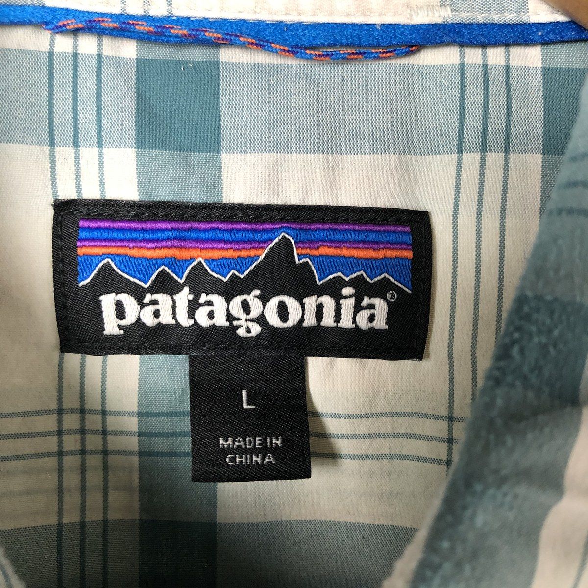 古着 パタゴニア 54266SP19 チェック柄 半袖 フィッシングシャツ