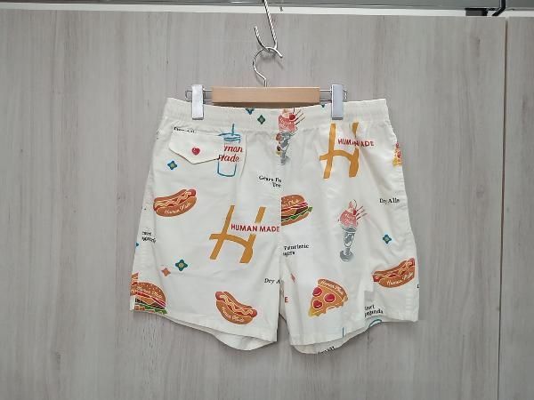 HUMAN MADE ヒューマンメイド JUNK FOOD Aloha Shorts ハーフ綿パン 