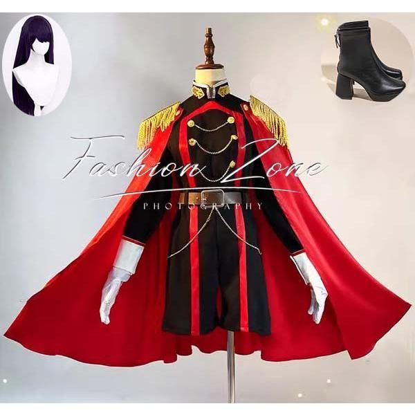 ◆魔都精兵のスレイブ 風 山城 恋 コスプレ衣装 ウィッグ 靴 cosplay ハロウィン 演出服 変装