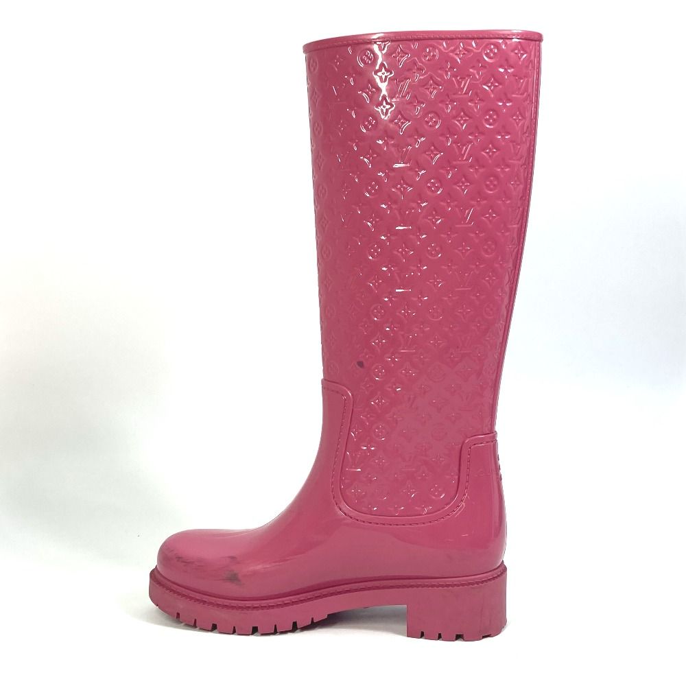 LOUIS VUITTONレインブーツ モノグラム ラバー レインシューズ LOUIS