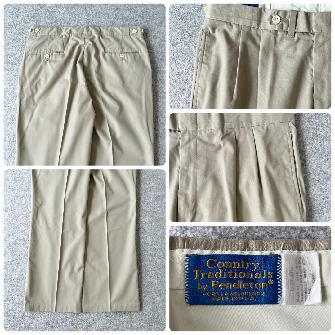 vintage】80s ロケットタロン USA製 2タック ワイド スラックス