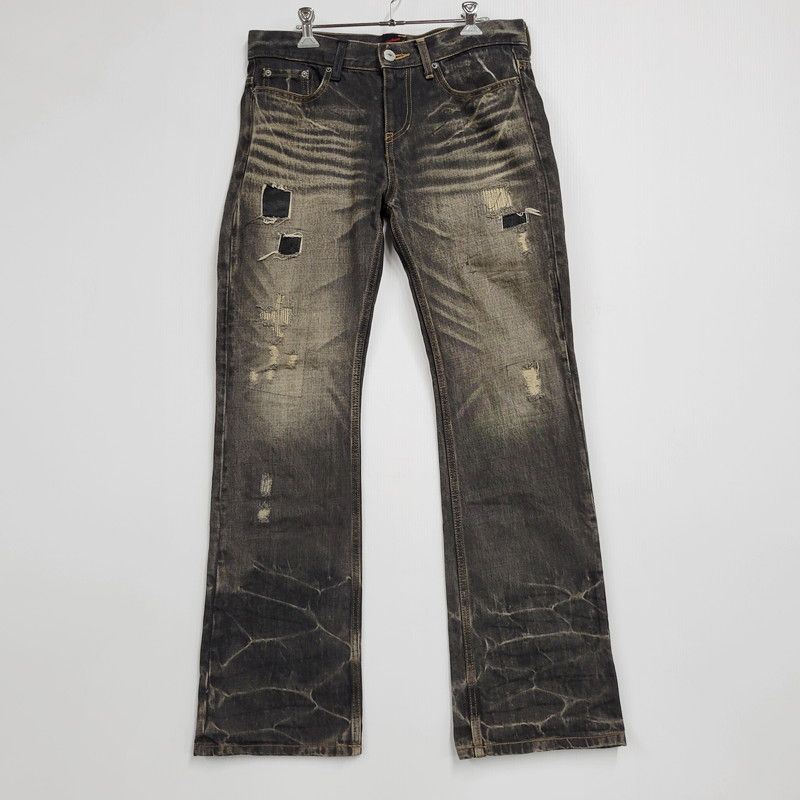 メンズ JACKROSE ジャックローズ 284205J 00S BOOT CUT DENIM PANTS 00年代 ブーツカットデニムパンツ ズボン ボトムス 157-250314-ma-09-IZU