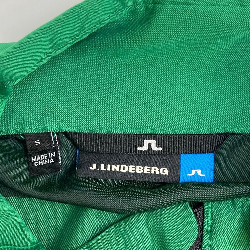 サイズ：S J.LINDEBERG ジェイリンドバーグ 071-52310 ナイロン ジップジャケット  ブラック系 [240101448409] ゴルフウェア メンズ ストスト J.LINDEBERG ジェイリンドバーグ 071-52310 ナイロン ジップ