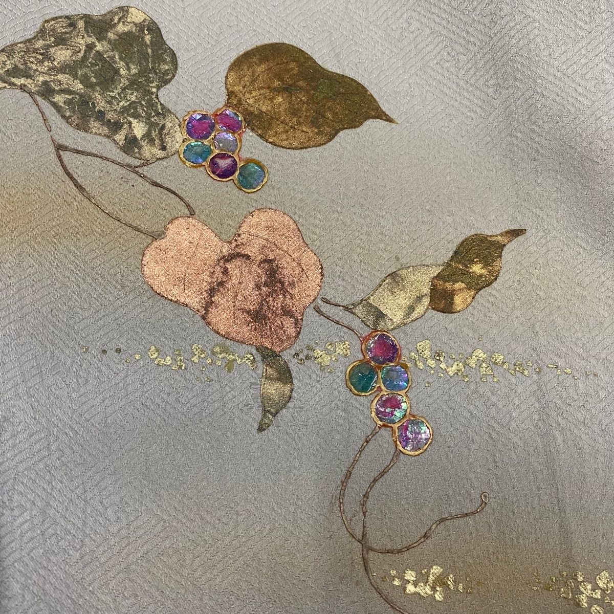 訪問着 美品 逸品 身丈163cm 裄丈66cm 正絹 【中古】（訪問着 身丈  