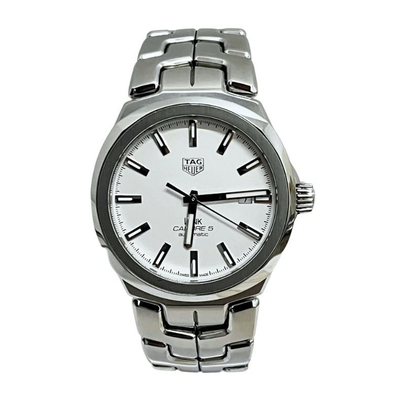 タグホイヤー リンク・キャリバー5 腕時計 自動巻き SS×裏スケルトン  