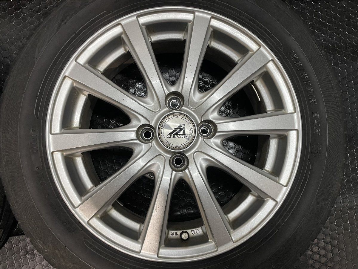 185/60R15 ブリヂストンスタッドレス 4本ホイールセット アクア等