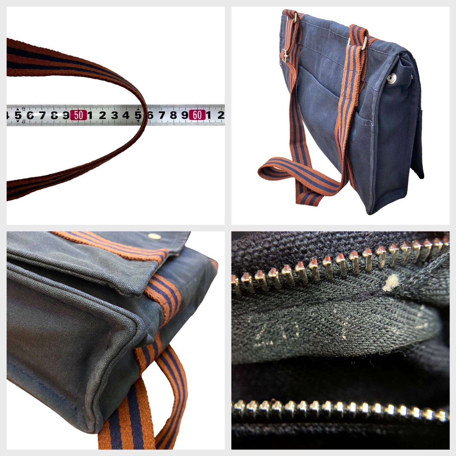 エルメス HERMES】 フールトゥ バサス MM ショルダーバッグ キャンバス 