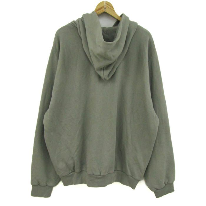 イージー フルジップパーカー 長袖 YEEZY GAP 大きいサイズ トップス メンズ XXLサイズ グレー YZY