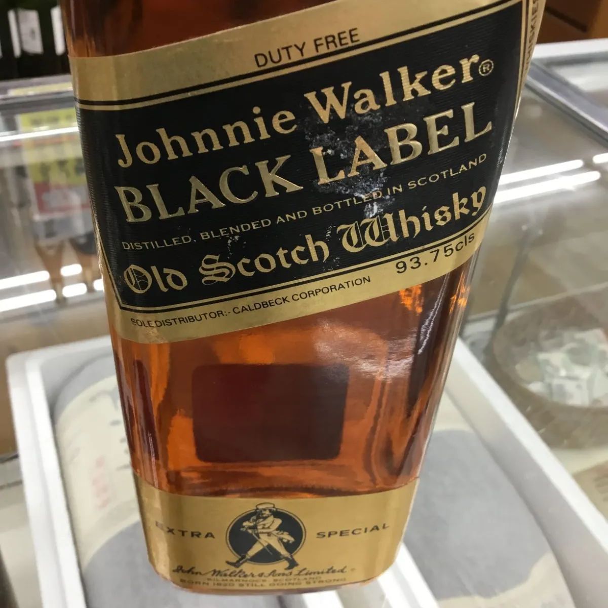 古酒 ウイスキー WHISKY ジョニーウォーカー 黒 旧ボトル 金
