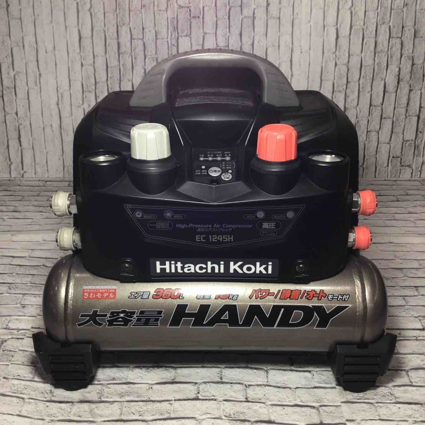 中古品】☆日立工機 高圧エアコンプレッサー さわモデル EC1445H 