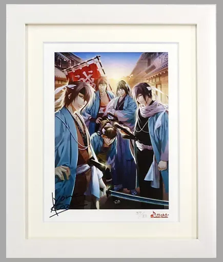 額付きアートグラフ　gofa フカヒレ　直筆 サイン　秋色に光る フカヒレ作品展『everlasting』 - GoFa gallery shop