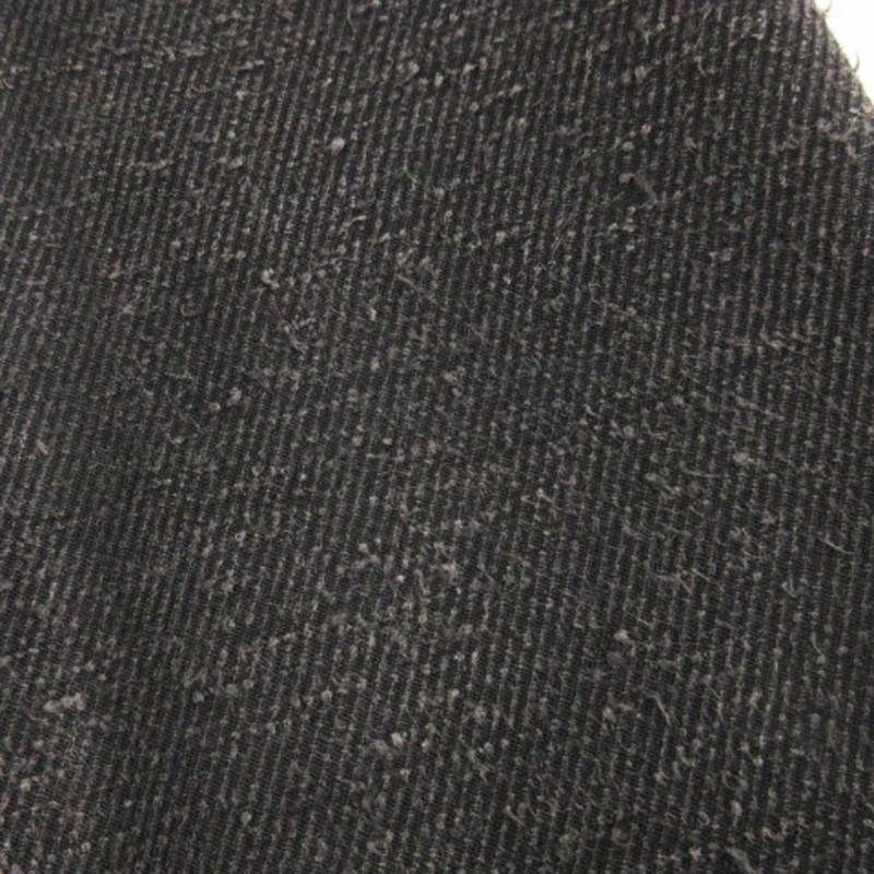 シャネル CHANEL 06P シルク マトラッセ デニム スカート フレア