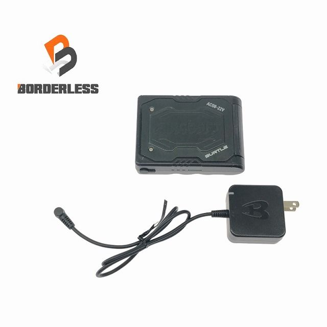 京セラ BURTLE バートル AC08 22V 充電アダプター付き 空調服 バートル AC08 エアークラフト バッテリーセット(リチウムイオン
