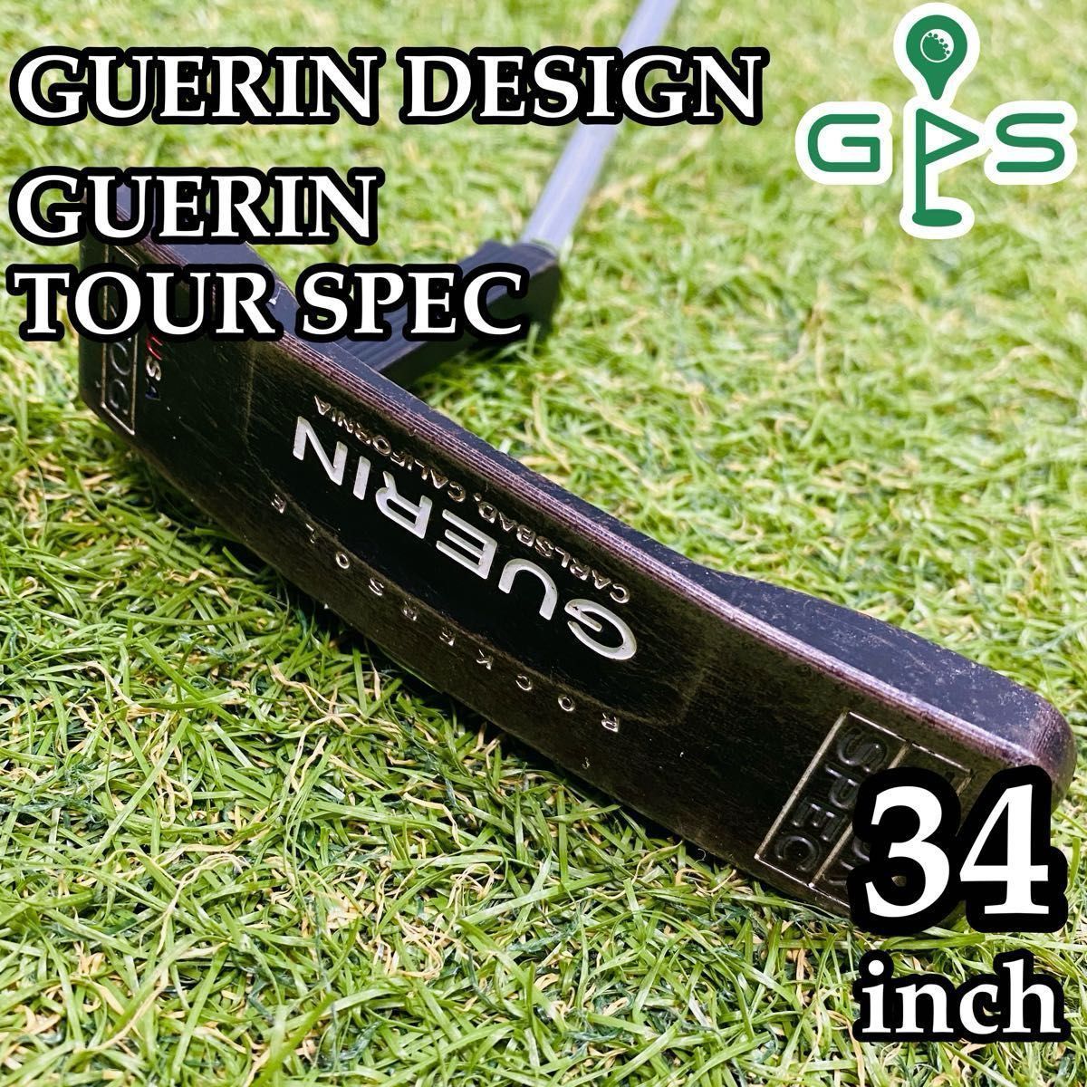 【良品】ゲリンデザイン ツアースペック 370G パター 34インチ 良品】ゲリンデザイン ツアースペック 370G パター 34インチ
