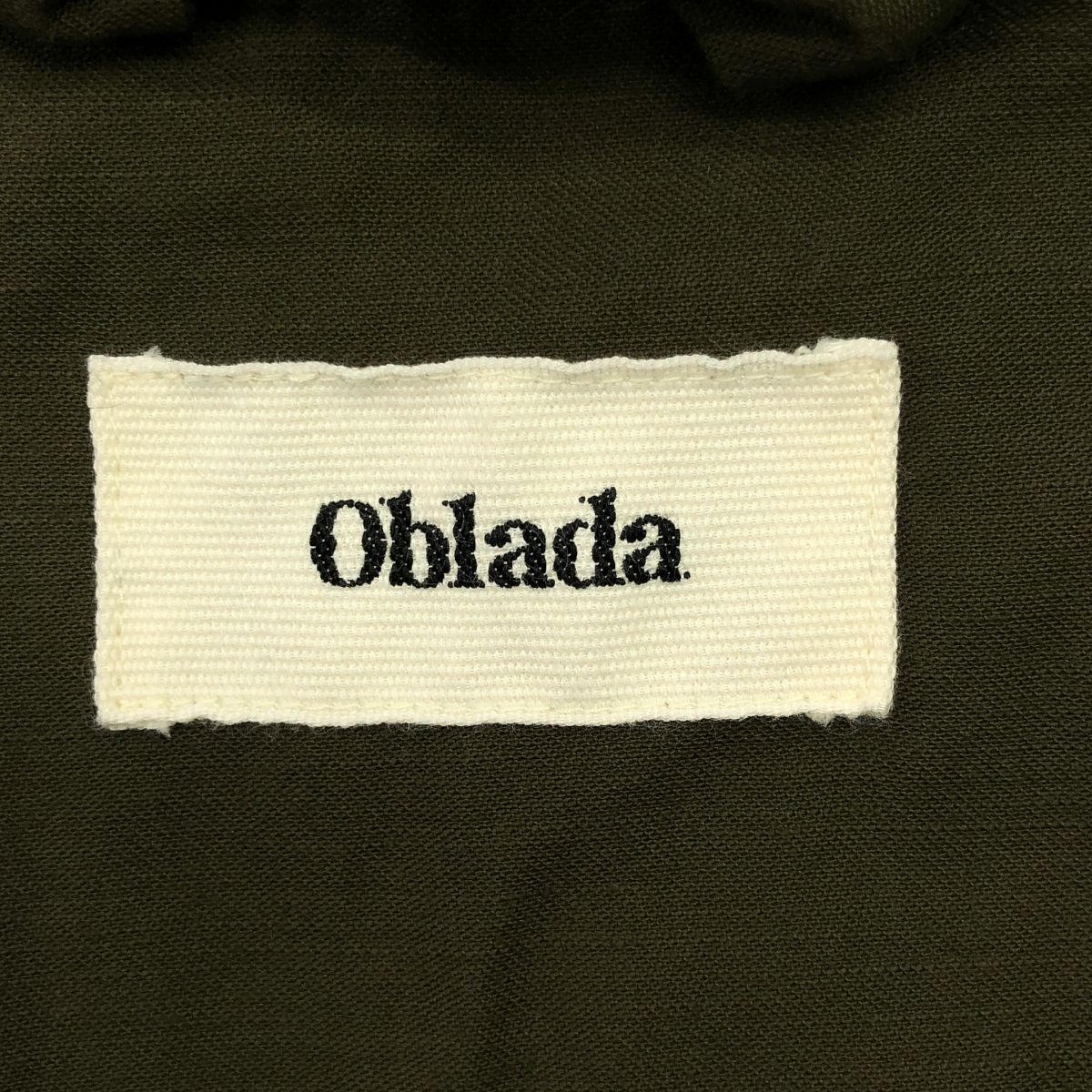 美品】 oblada / オブラダ | Sleeveless Military Jacket / ミリタリー