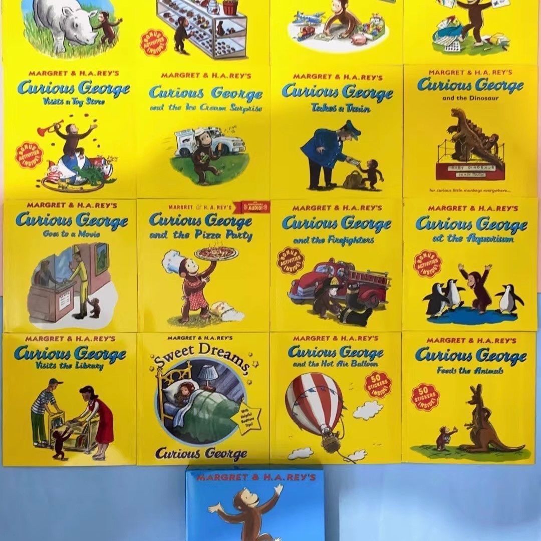 Curious George16冊 英語音声絵本 Curious George16冊 英語音声絵本 Curious George16冊 英語音声絵本