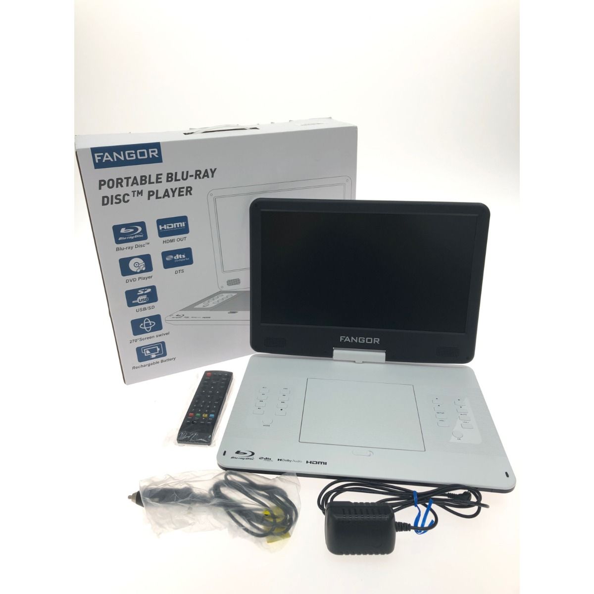 FANGOR F-BR143 ポータブルブルーレイプレーヤー 14.1インチ Amazon