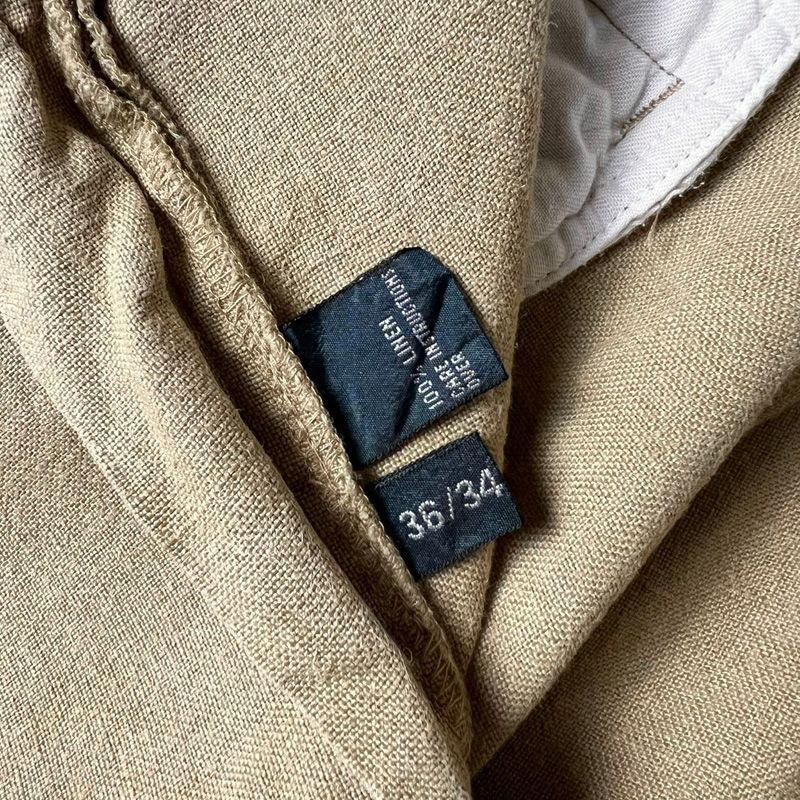 新品★90s★Polo Ralph Lauren★リネン スラックスパンツ★麻絹 90s POLO RALPH LAUREN ノータック 100% リネン スラックス