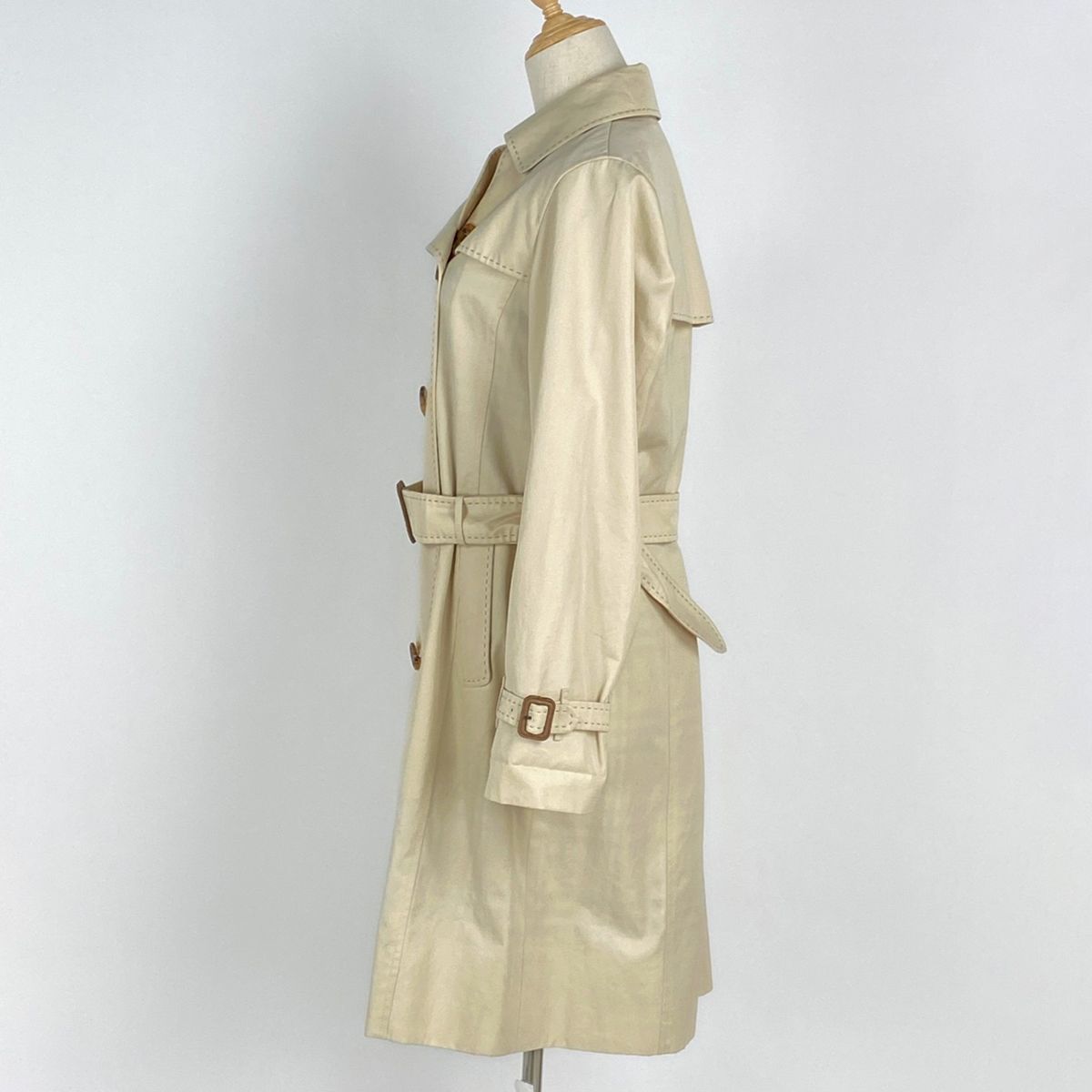 バーバリー BURBERRY トレンチコート 裏チェック ステッチ ライナー  