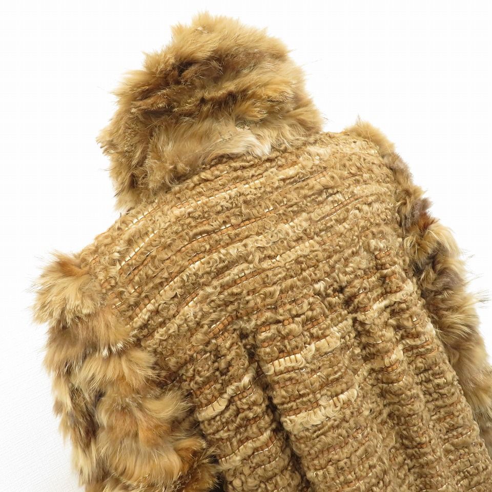 フェンディ FENDI ヴィンテージ イタリア製 ファー ニット コート 