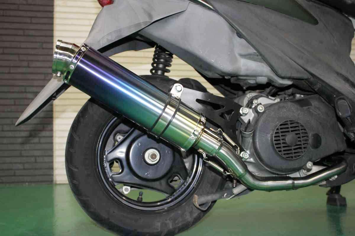 リアルスピードアドレスV125S CF4EA / 4MA メテオチタンマフラー Realspeed ( リアルスピード ) アドレス V125 / V125S ( CF4EA