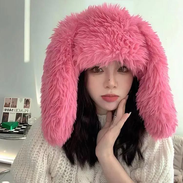 BABYうさ耳、くま耳 ボンネット うさ耳ボンネット ピンク ピンク BABY