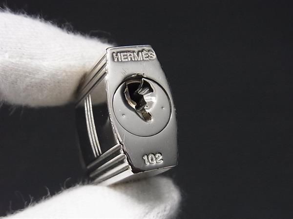 □美品□ HERMES エルメス カデナ 南京錠 パドロック 102 鍵 キー