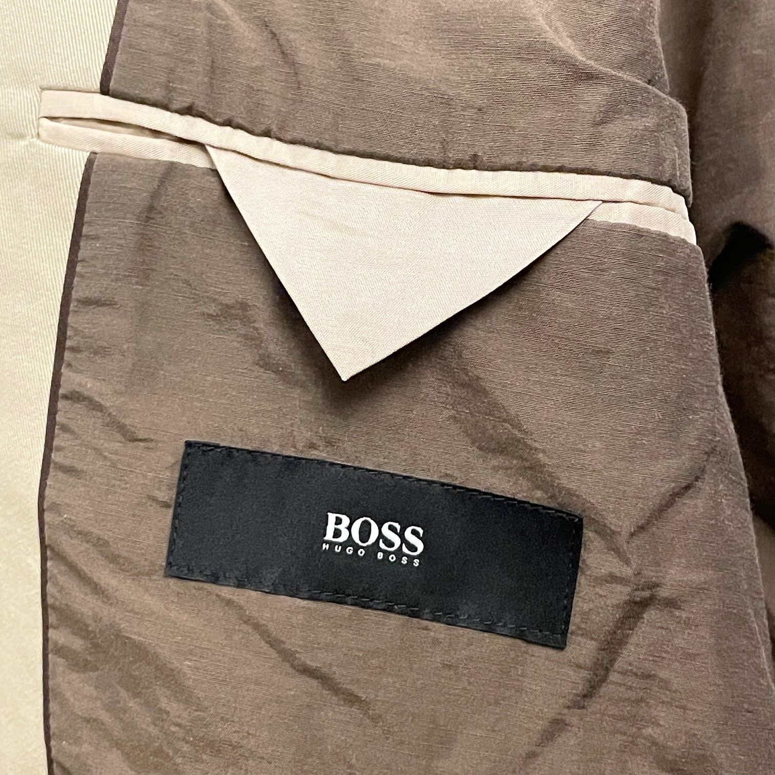 MADE IN SLOVENIA製 HUGO BOSS スタンドカラーコットン