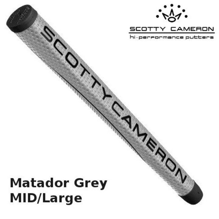 【メール便】スコッティキャメロン マタドール Matador グレー Mid-Large パターグリップ 純正 キャメロン＆クラウン マタドール scotty cameron Titleist タイトリスト 新品 未使用