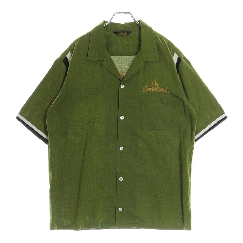 KING LOUIE ボーリングシャツ ML イエロー 50s 60s レーヨン KING