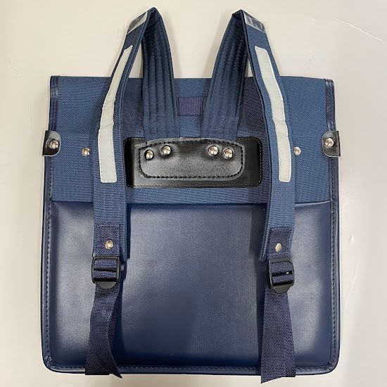 肩掛けカバン 帆布製 デッドストック品 中学生 学生カバン 昭和
