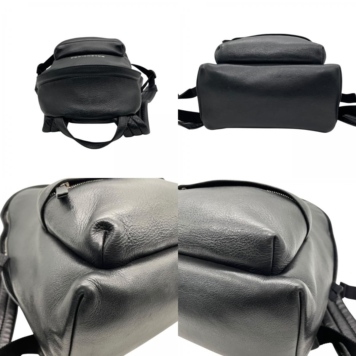 バレンシアガ⭐︎黒 レザー ⭐︎バックパック 美品 バレンシアガ