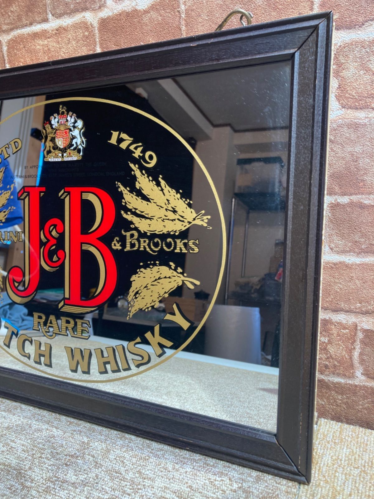 ジャステリーニ＆ブルックス / J&B 」のパブミラー