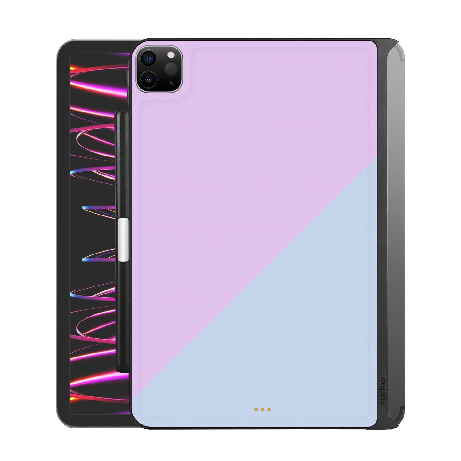 Color:ピンク/ブルー [Haflyer]iPad Pro 11 インチ ケース (2022/2021/2020/2018モデル) iPad Air 5 ケース iPad Air4 10.9 インチ 第5/4世代 2022/2020モデル Pencil収納