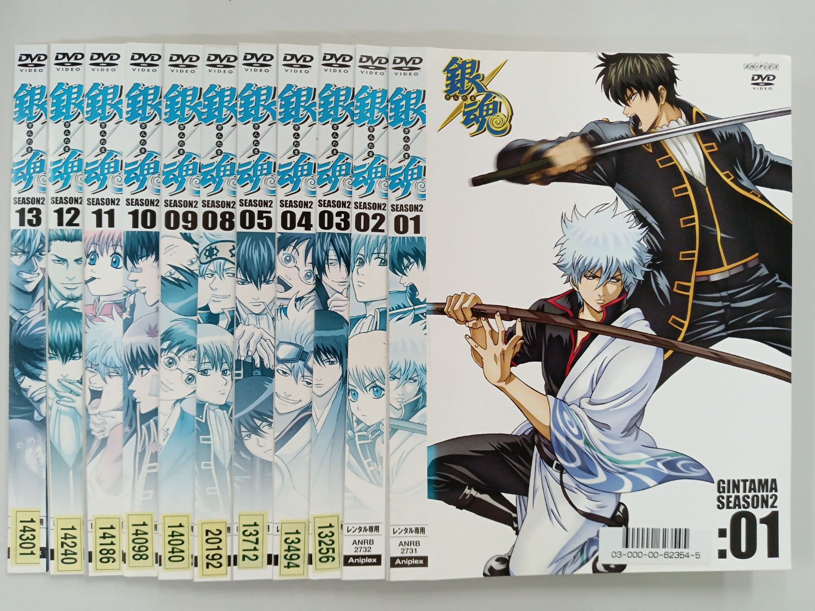 アニメ 銀魂 シーズン其の壱 DVD 全12巻 其の弐 DVD 全13巻 銀魂 シーズン 其ノ弐 DVD 1～13巻 セット