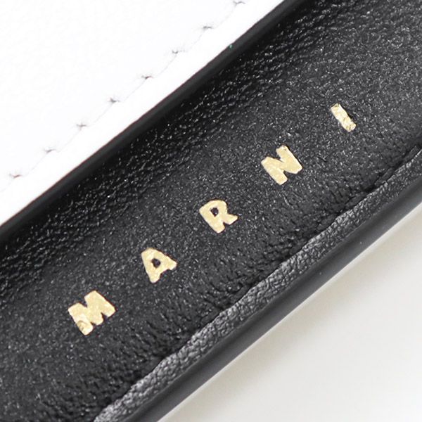 MARNI / マルニ】財布 LEATHER TRI-FOLD WALLET トリフォールドウォレット 折財布 ホワイト×ブラック(PFMO0056U1  P2644 ZO432 LILY WHITE/BLACK) 23SS [新品] - メルカリ